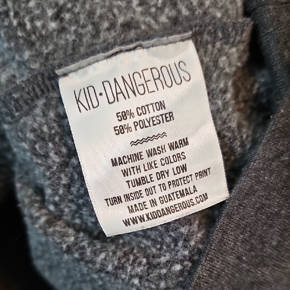 Kid Dangerous The Brunch Club Dark Gray Sweatshirt - Womens Size Medium - Picture 4 of 5